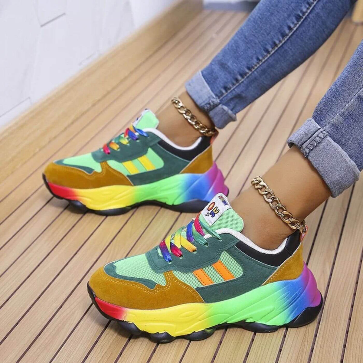 Mia Harper Vibrant Orthopedic Sneakers