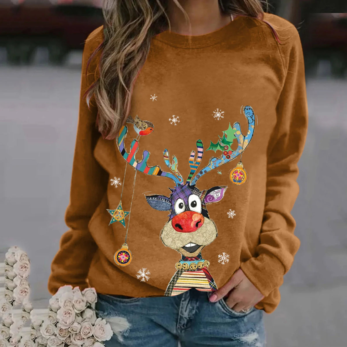 Rudolf Joy Knit – Women’s Christmas Sweater
