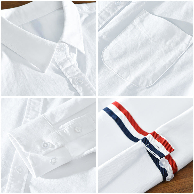 Ethan Cole Striped Cotton Shirt