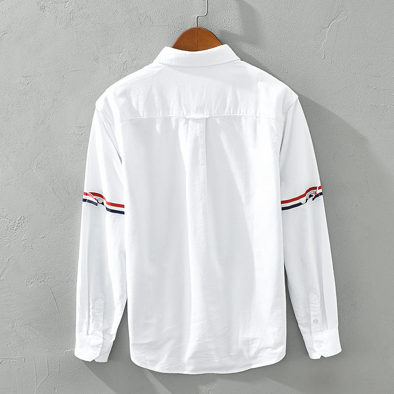 Ethan Cole Striped Cotton Shirt