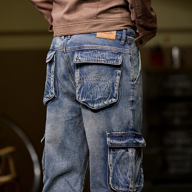 Hunter Pierce Denim Cargo Pants