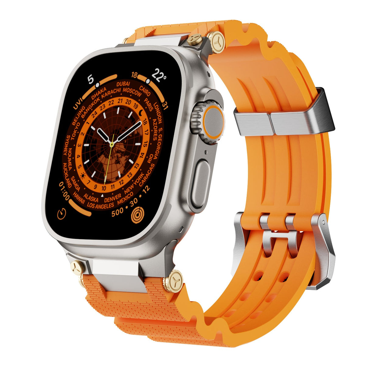 Renzo Nomad Silicone Apple Watch Band