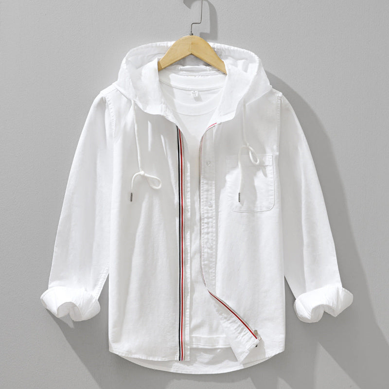 Liam Turner Hooded Cotton Shirt