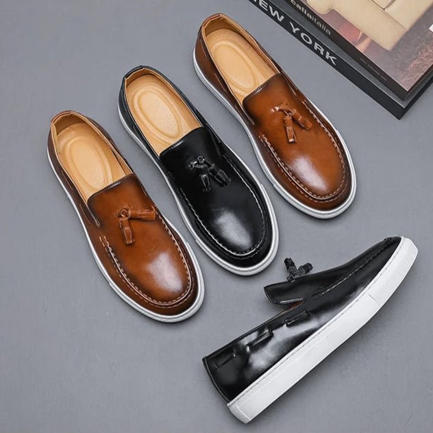 Nick Roy Leather Loafers