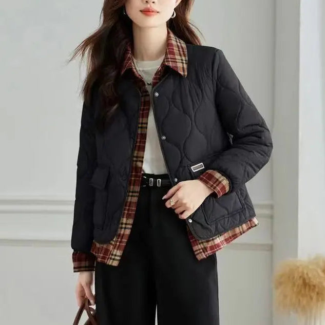 Sienna Quilted Plaid Jacket