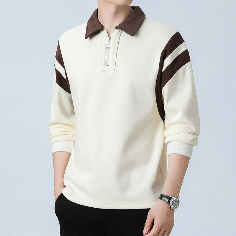 Heritage Cotton Quarter-Zip Pullover