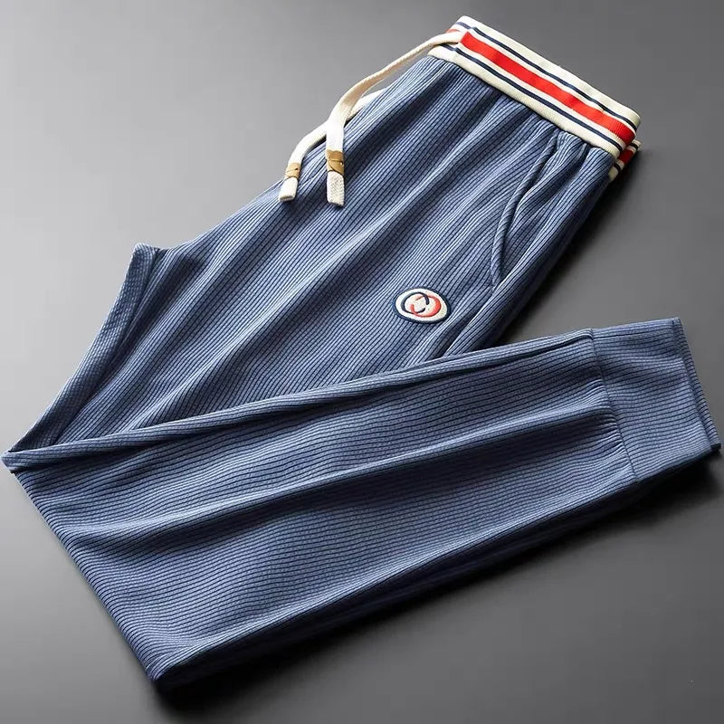 Ethan Cole Striped Rib Joggers