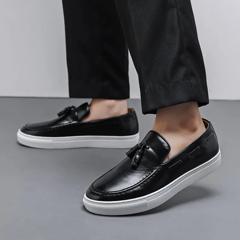 Nick Roy Leather Loafers