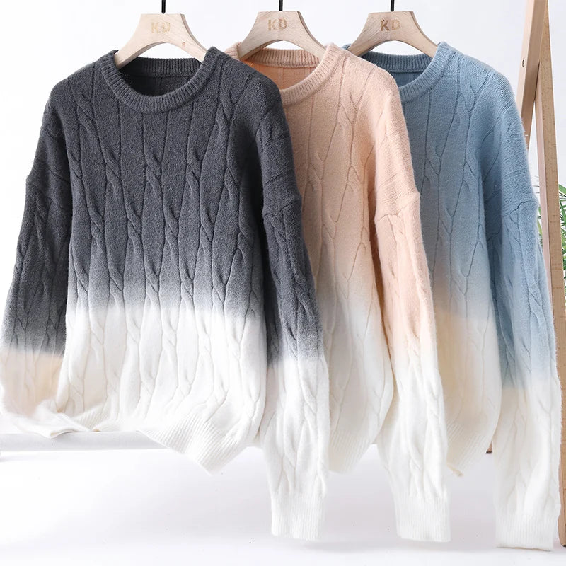 Ridge Gradient Comfort Sweater