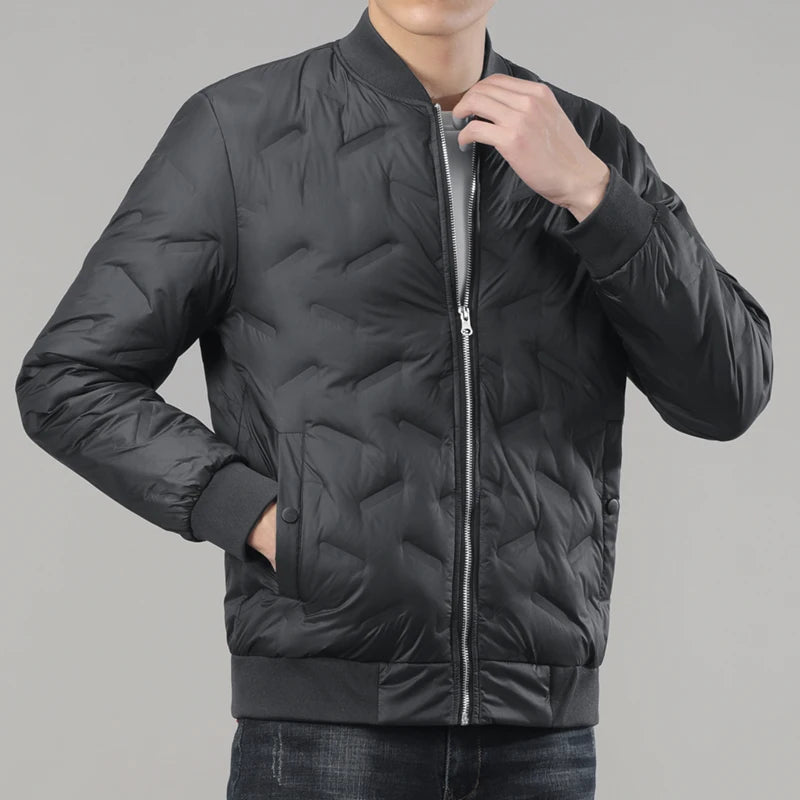 Massimo Quilted Bomber Jacket
