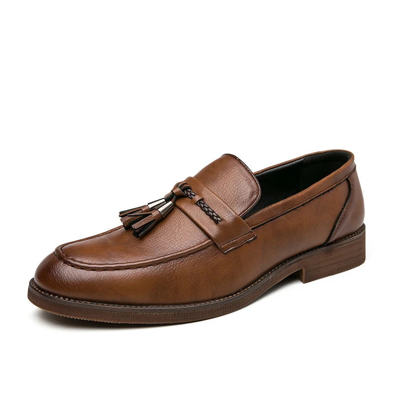 Richmond Leather Tassel Loafers