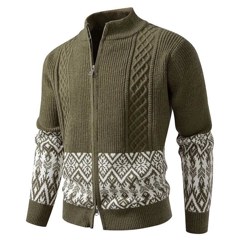 Cole Archer Nordic Zip Sweater