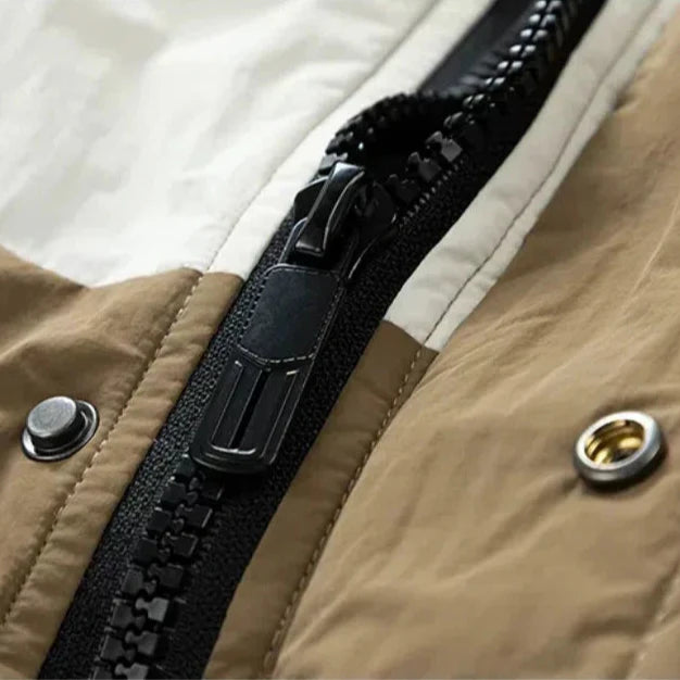 Dan Anthony Striped Puffer Jacket