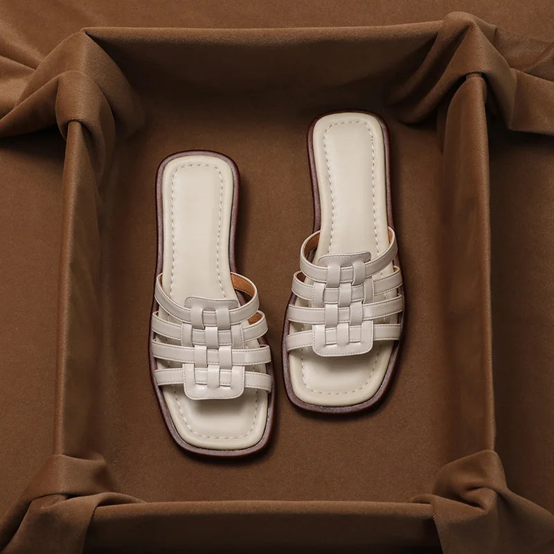 Clara Lay Leather Sandals