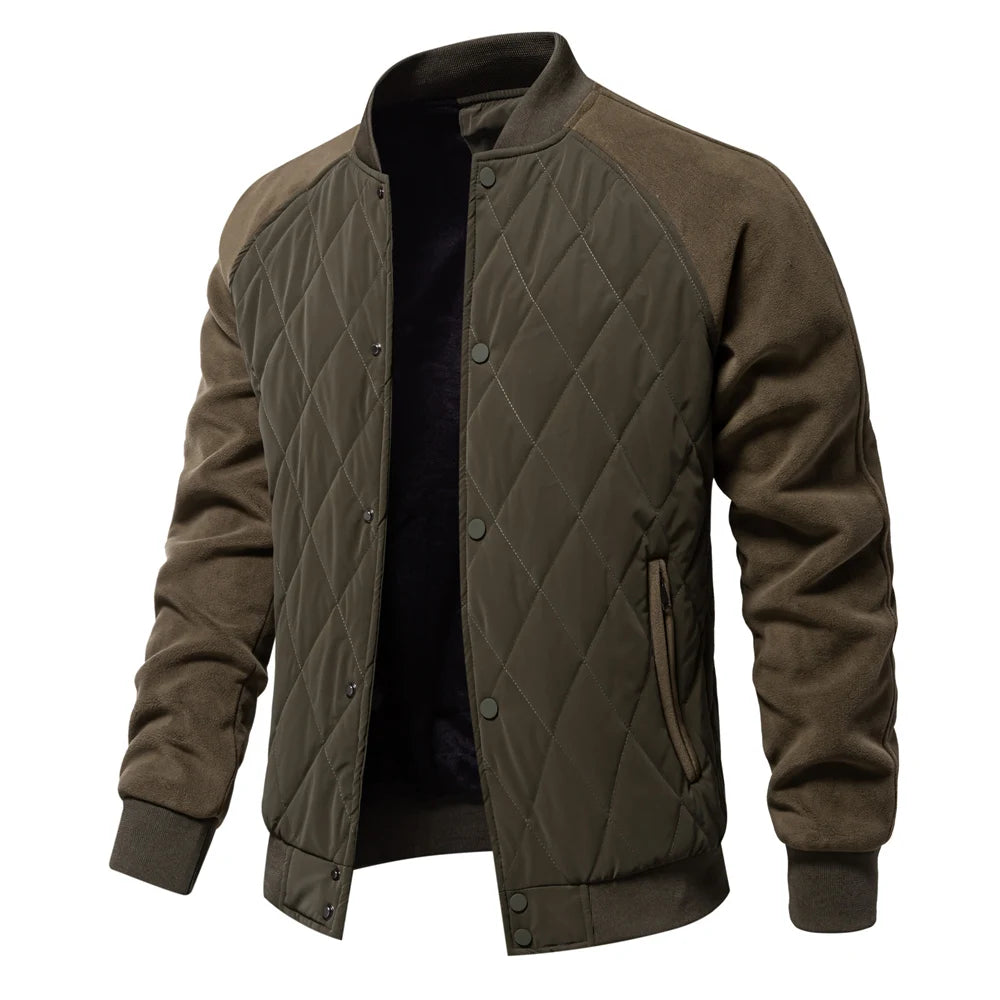 Ethan Cole Fleece Bomber Jacket