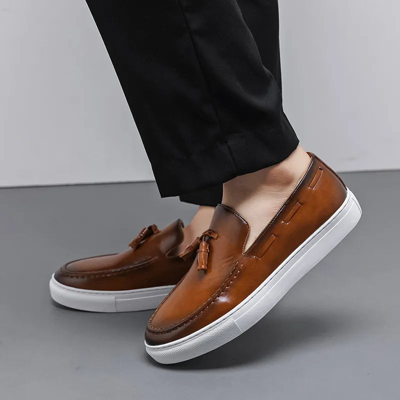 Nick Roy Leather Loafers