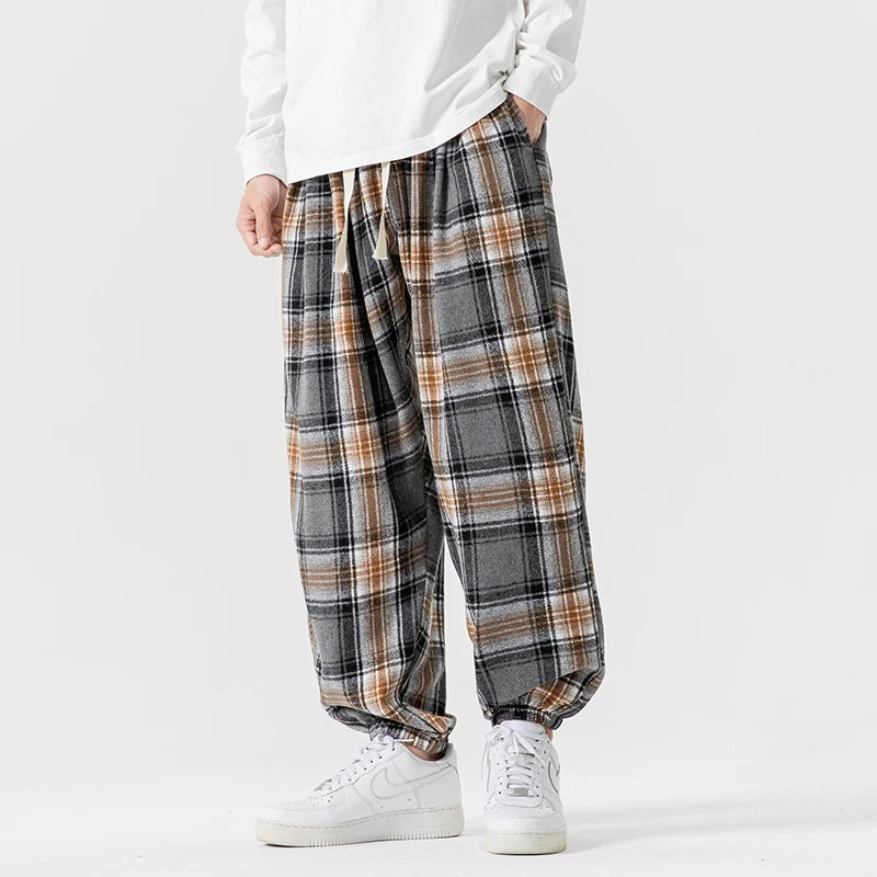 Jack Anthony Plaid Trousers