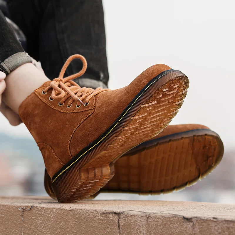 Montreal Suede Leather Boots