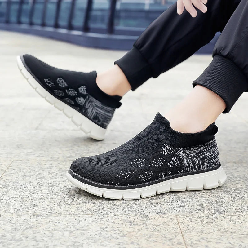 Logan Pierce Knit Sneakers