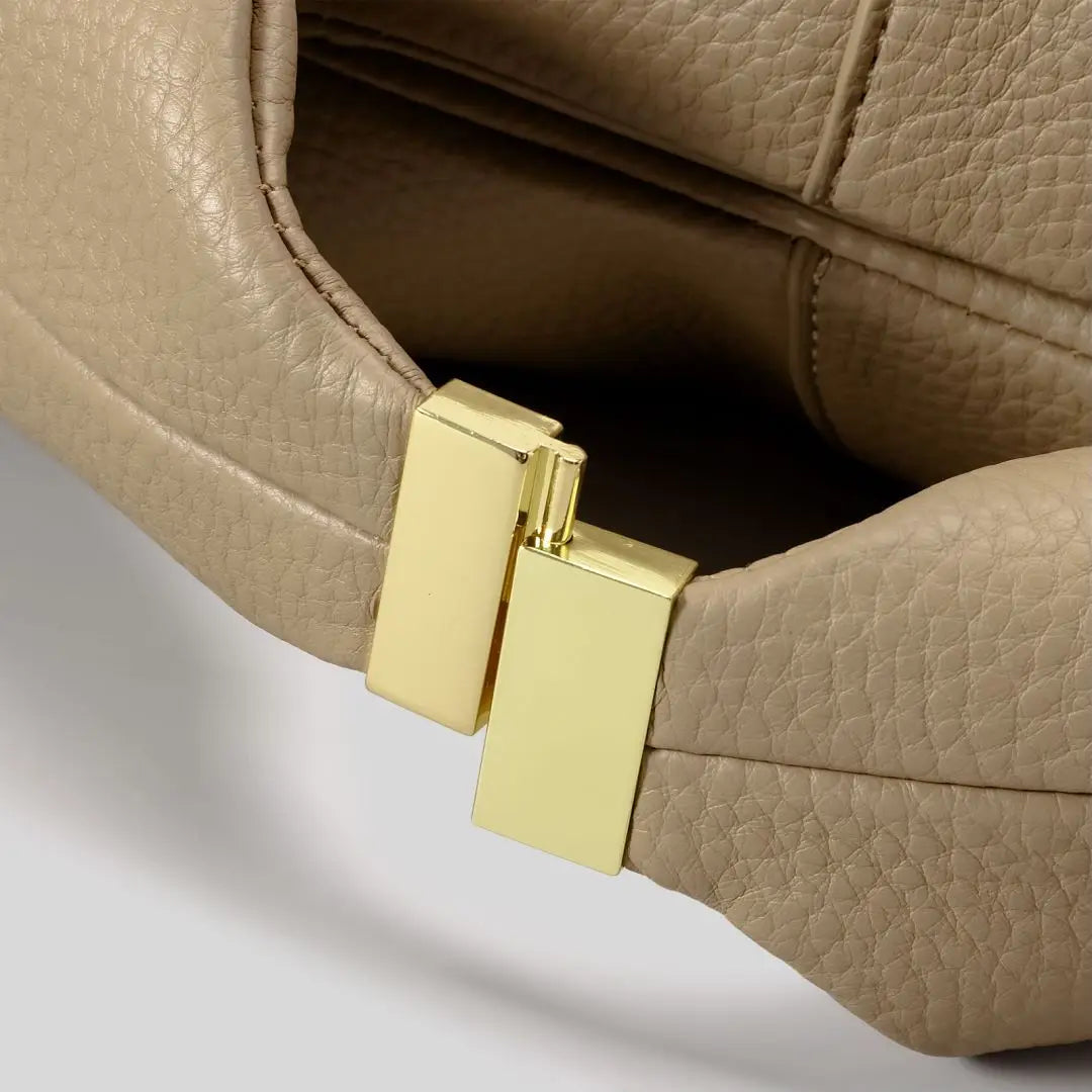 Camille Pebbled Leather Handbag