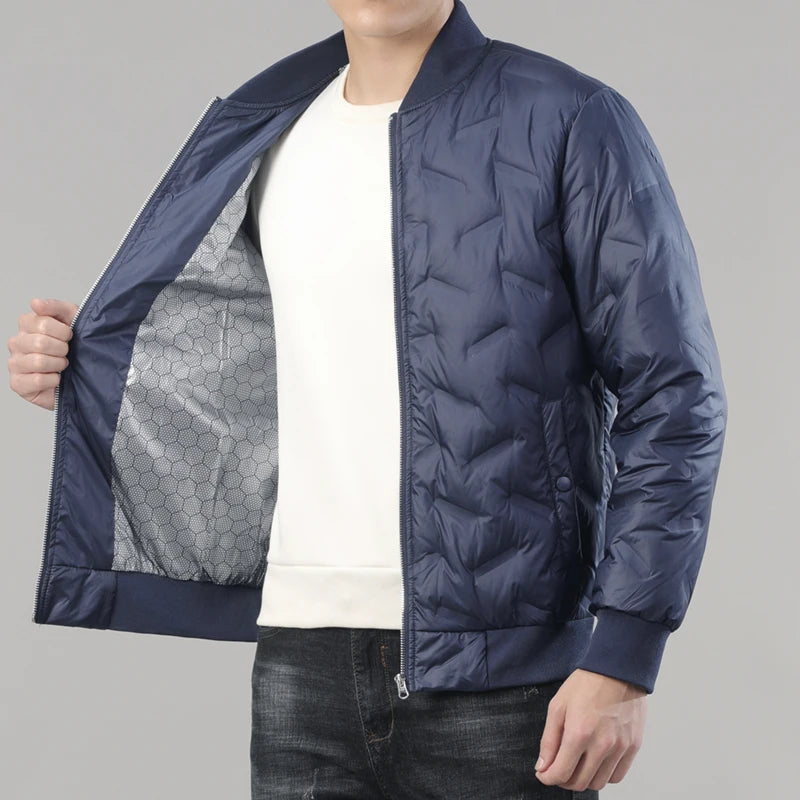 Massimo Quilted Bomber Jacket