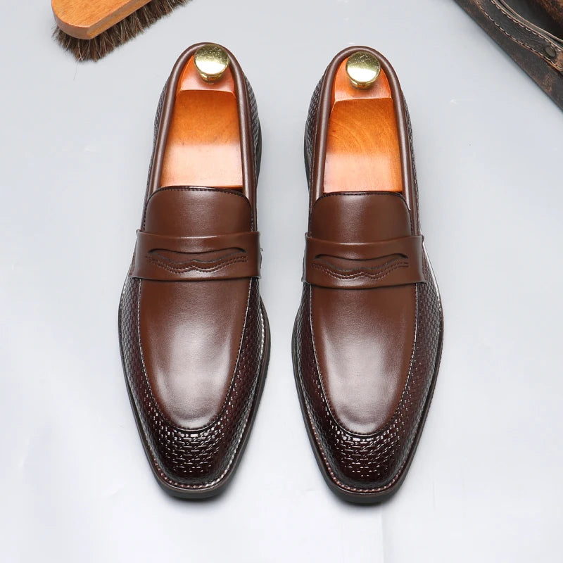 Maxwell Reed Leather Loafer