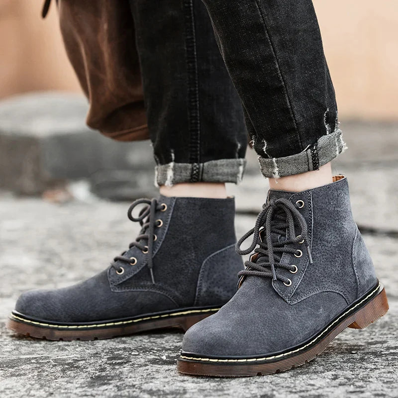Montreal Suede Leather Boots