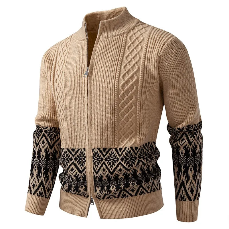 Cole Archer Nordic Zip Sweater