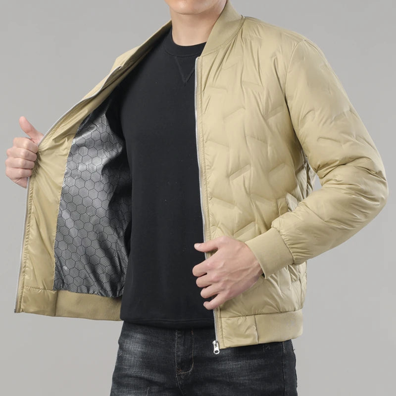 Massimo Quilted Bomber Jacket