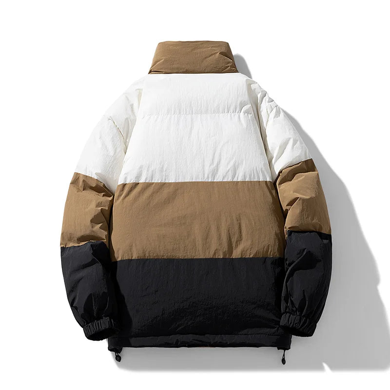 Dan Anthony Striped Puffer Jacket