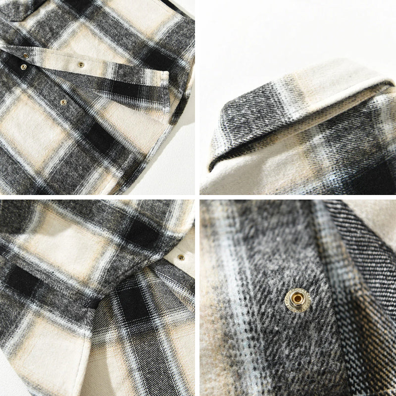 Caleb Morgan Brushed Cotton Overshirt