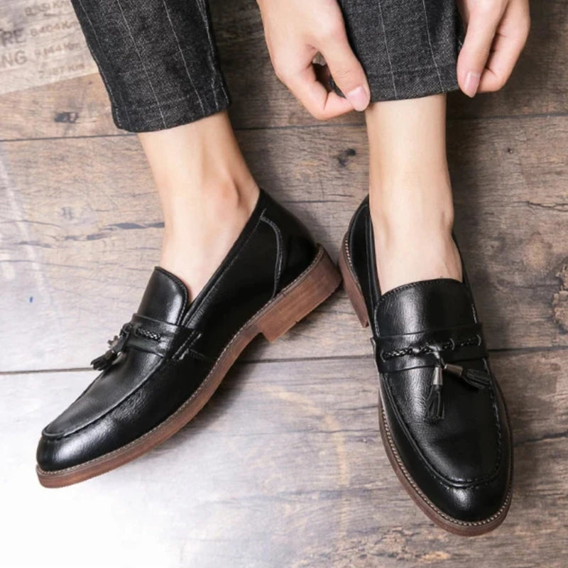 Richmond Leather Tassel Loafers