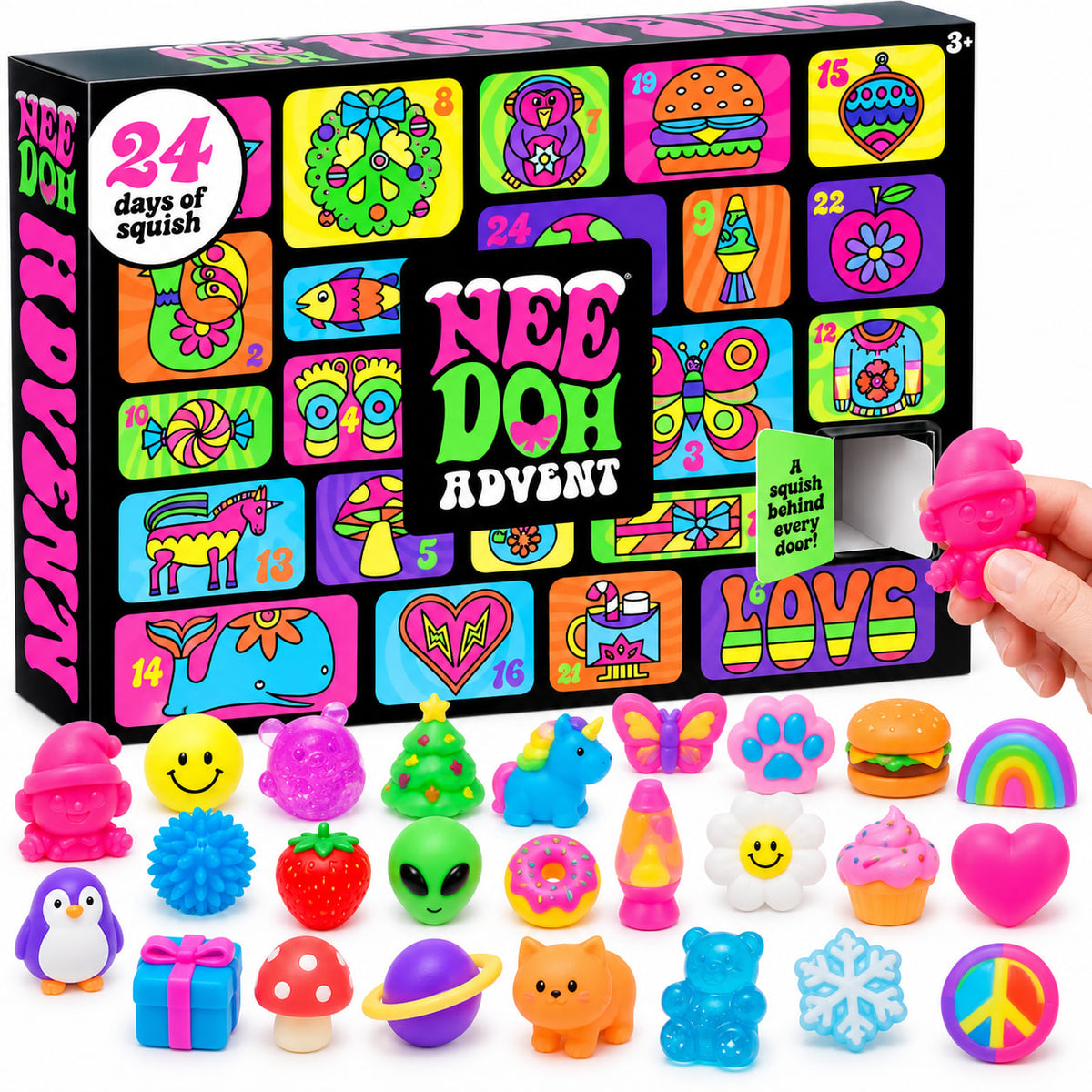 Squishy Advent Calendar 2026 with 24 Collectible Squishy Toys Holiday Countdown for Kids_2