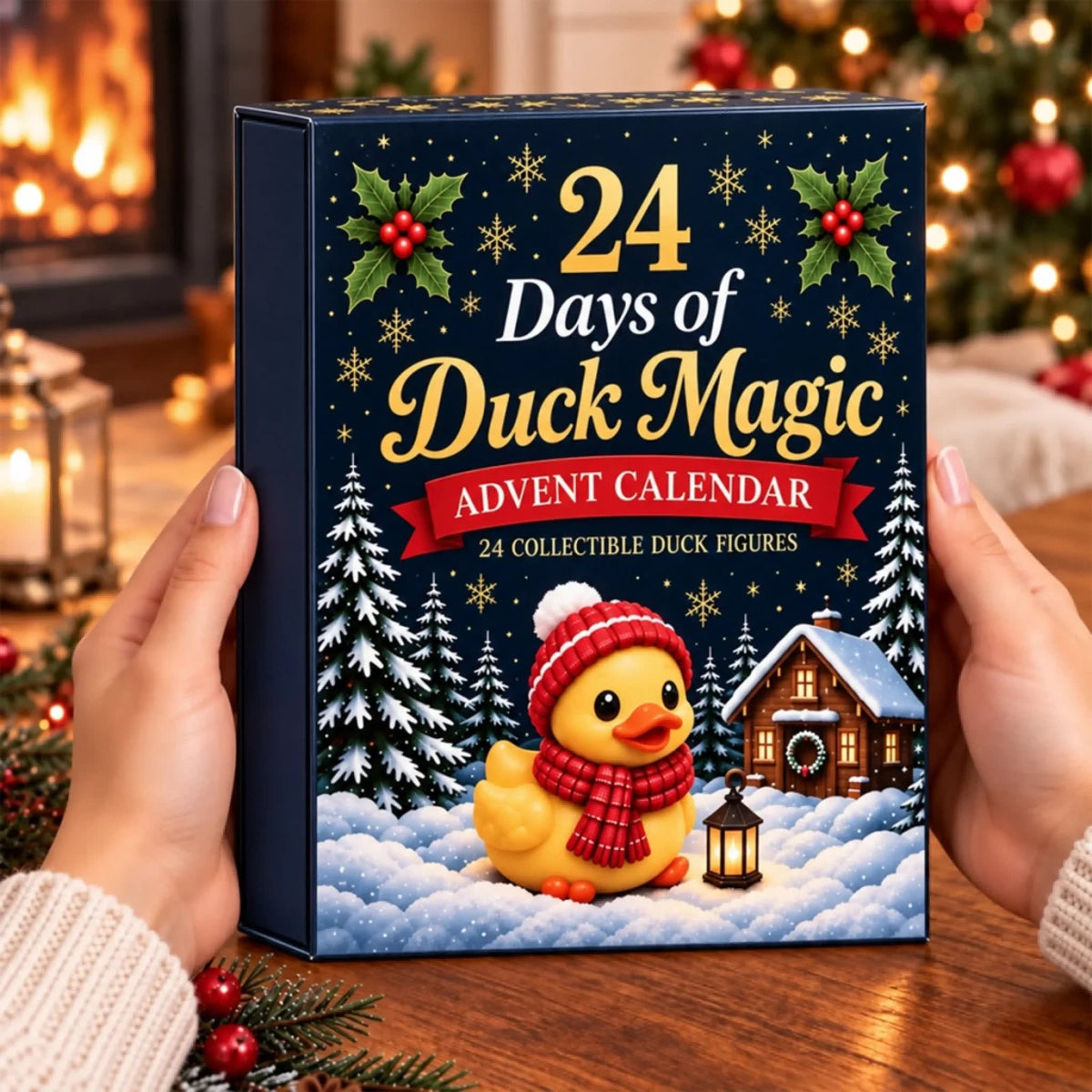 Duck Advent Calendar 2026 with 24 Costumed Duck Figures Holiday Countdown_5