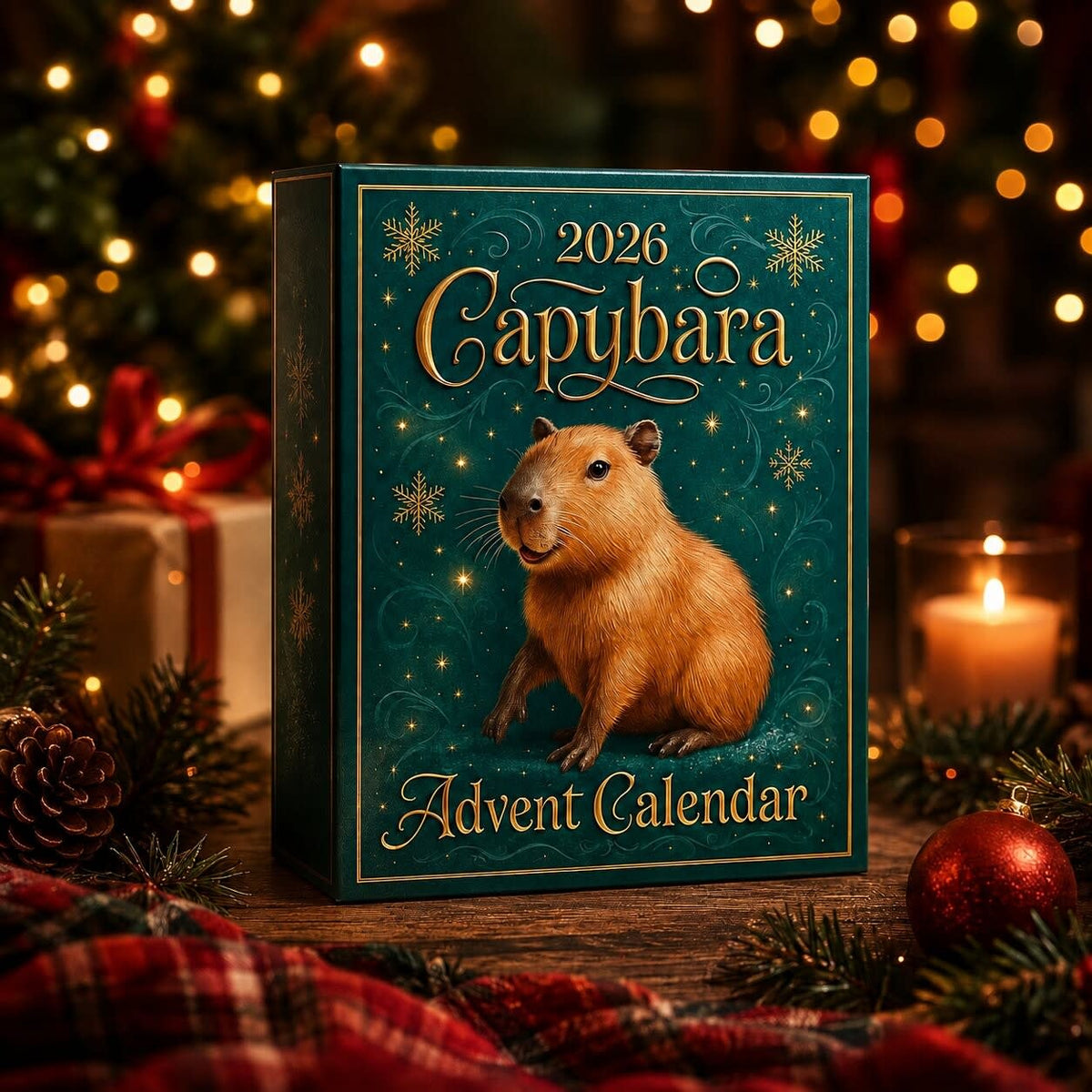 Capybara Advent Calendar 2026 with 24 Surprise Figures Holiday Countdown_4