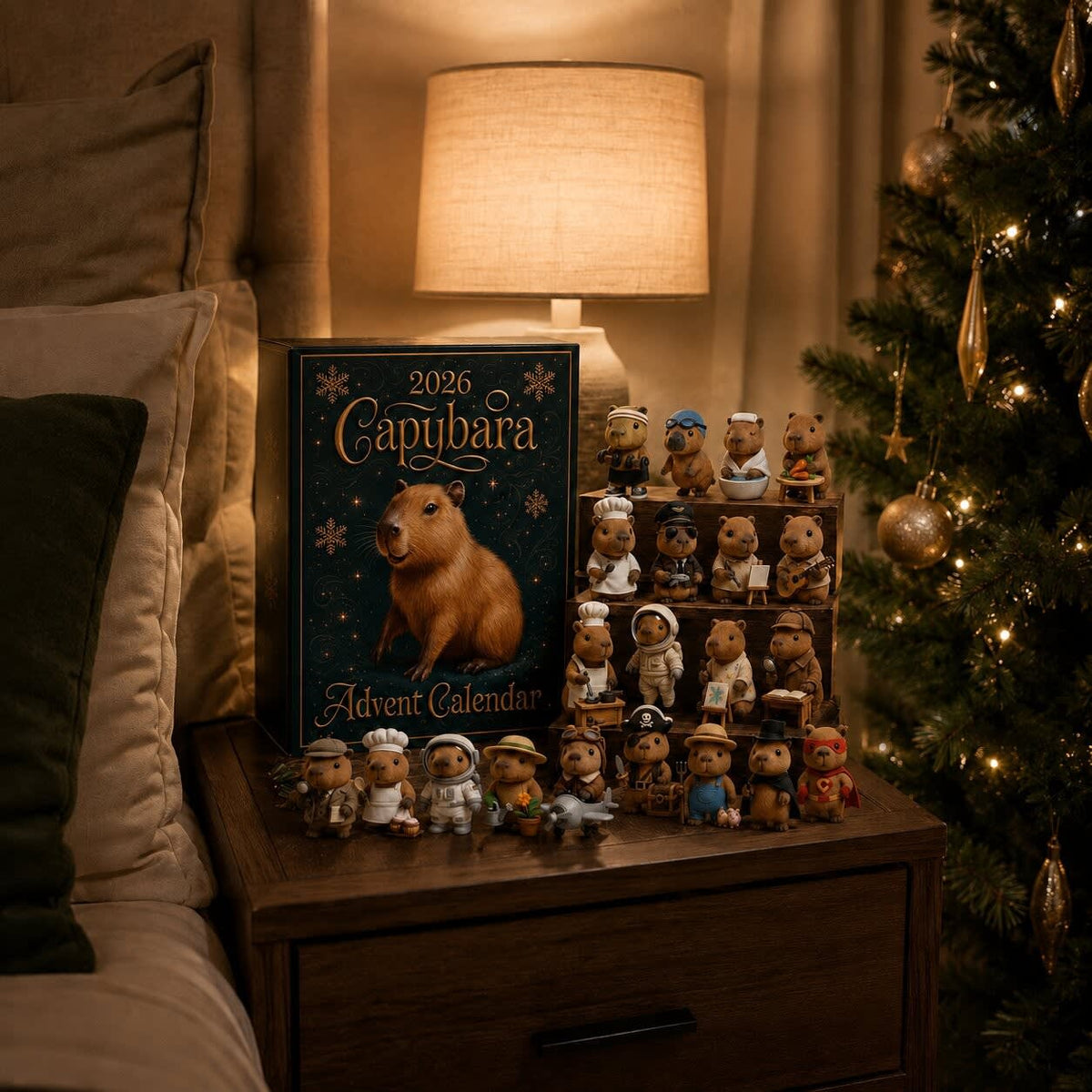 Capybara Advent Calendar 2026 with 24 Surprise Figures Holiday Countdown_5