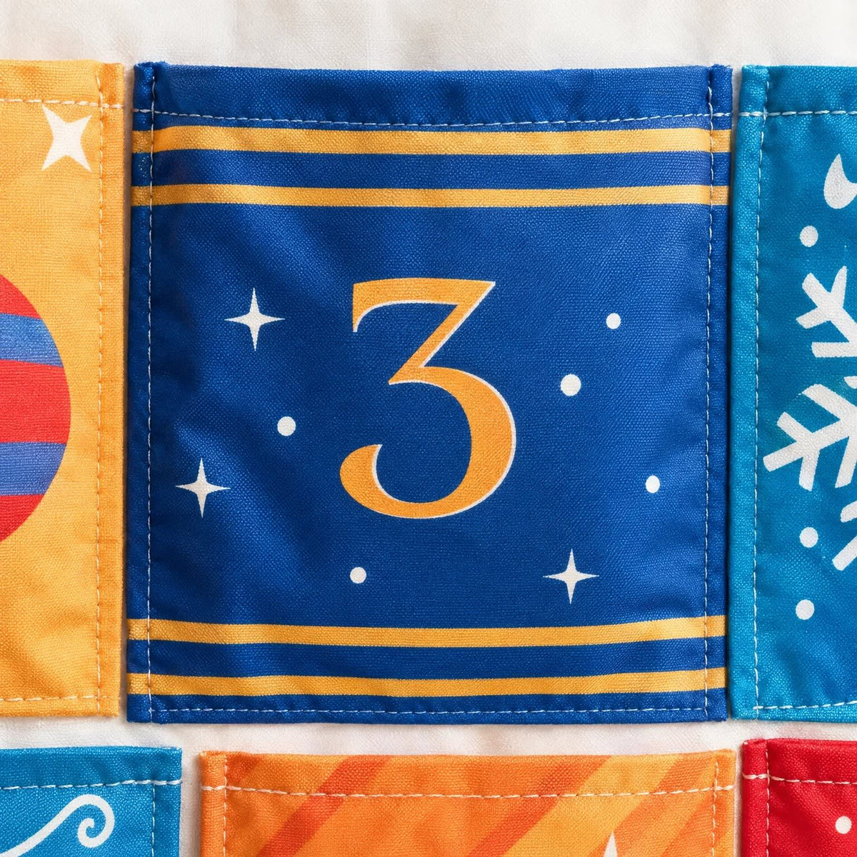 Hanging Advent Calendar 2026 with 24 Fillable Fabric Pockets Holiday Countdown Reusable_4