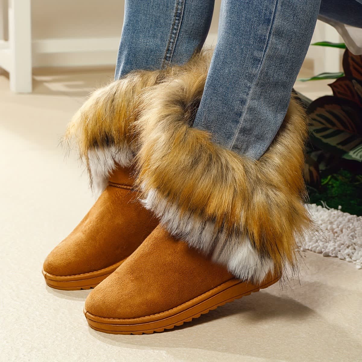 Annika Faux Fur Cuff Snow Boots_7