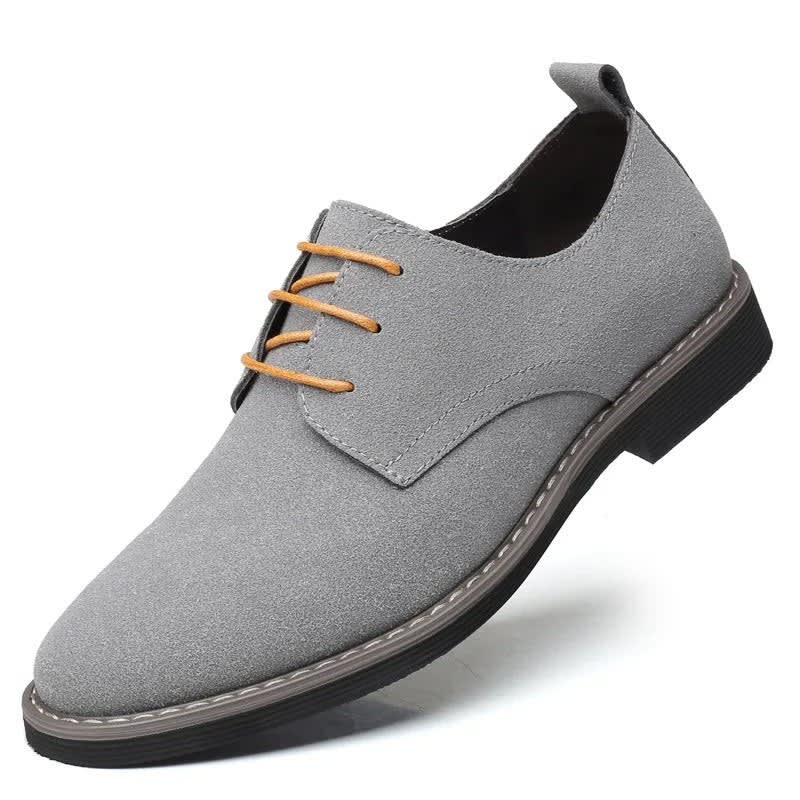 Wilson Suede Lace Up Derby Shoes_6