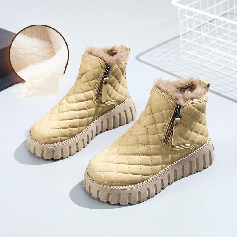 Lark Quilted Faux Fur Snow Boots_2