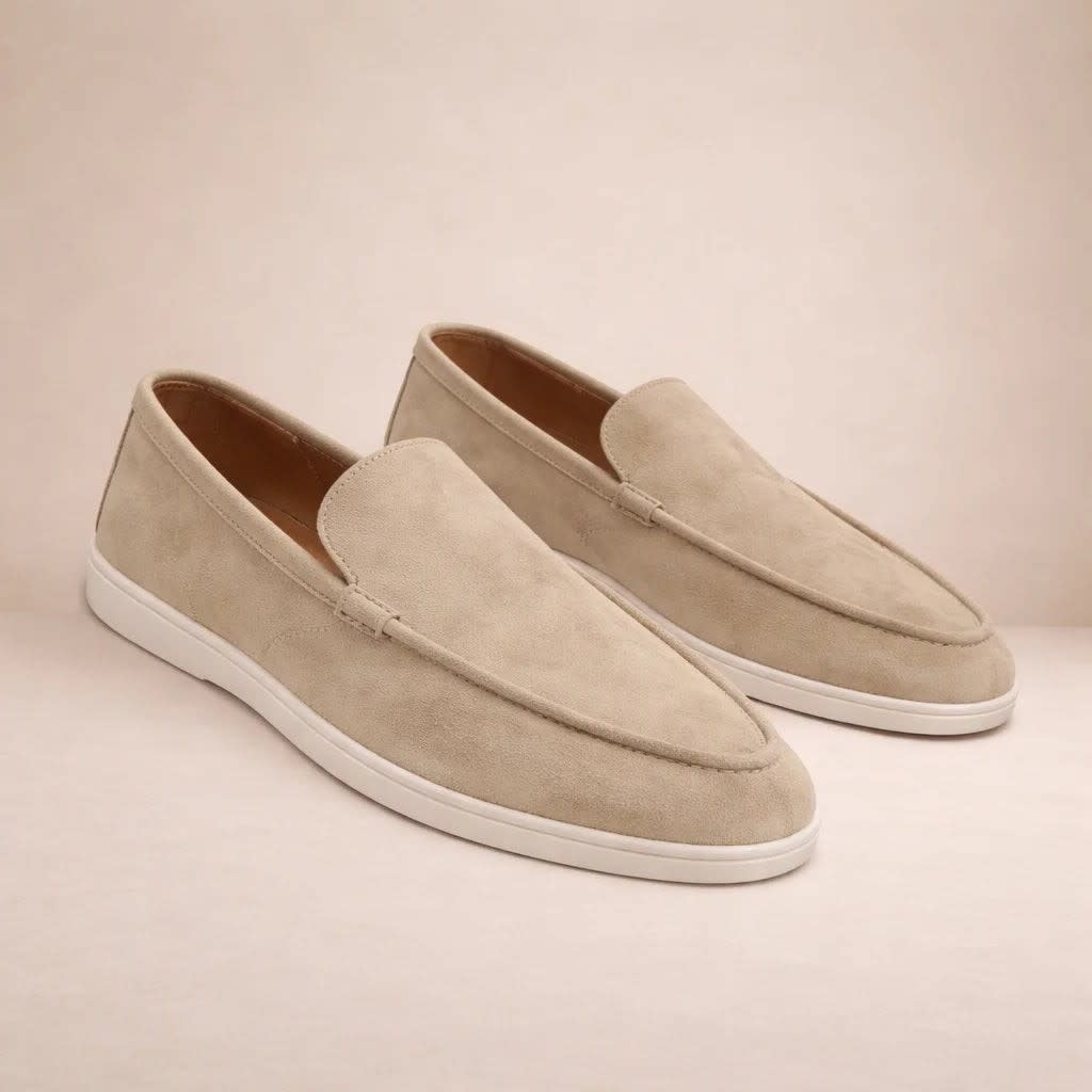Robert Suede Moccasin Loafers_2