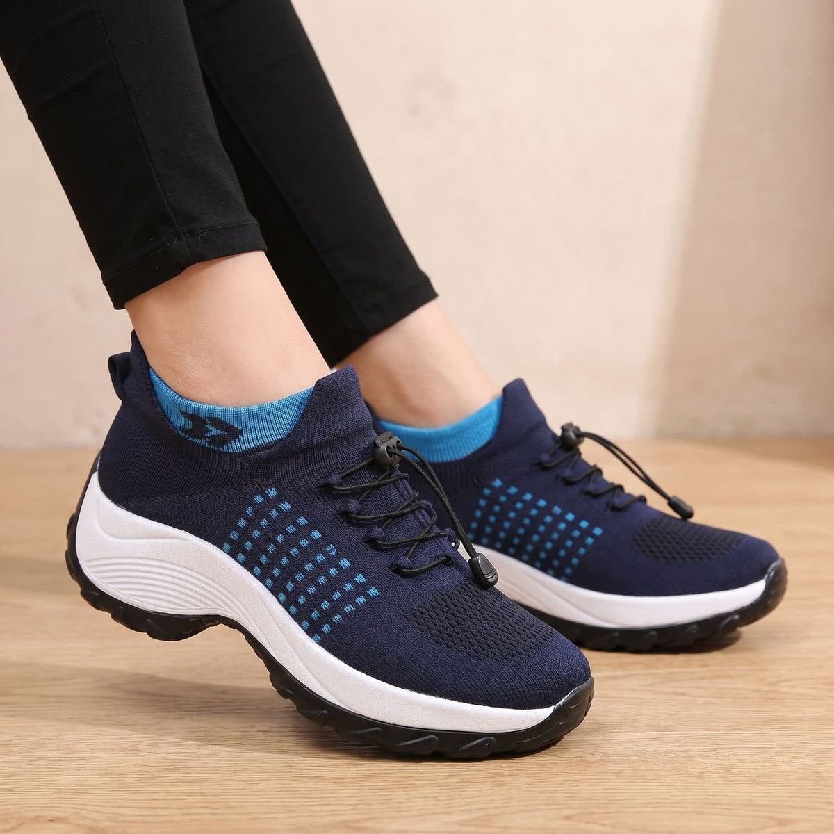 Courtney Wide Toe Box Knit Orthopedic Sneakers_9