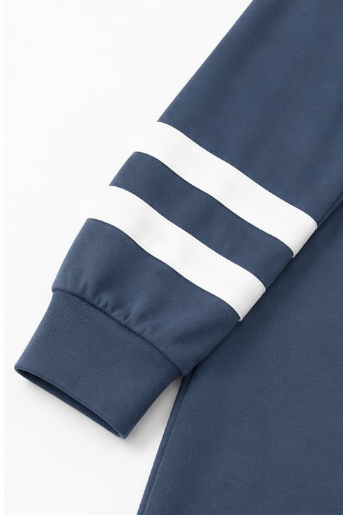 Yvette Crewneck Top and Jogger Two Piece Lounge Set with Stripe Trim_8