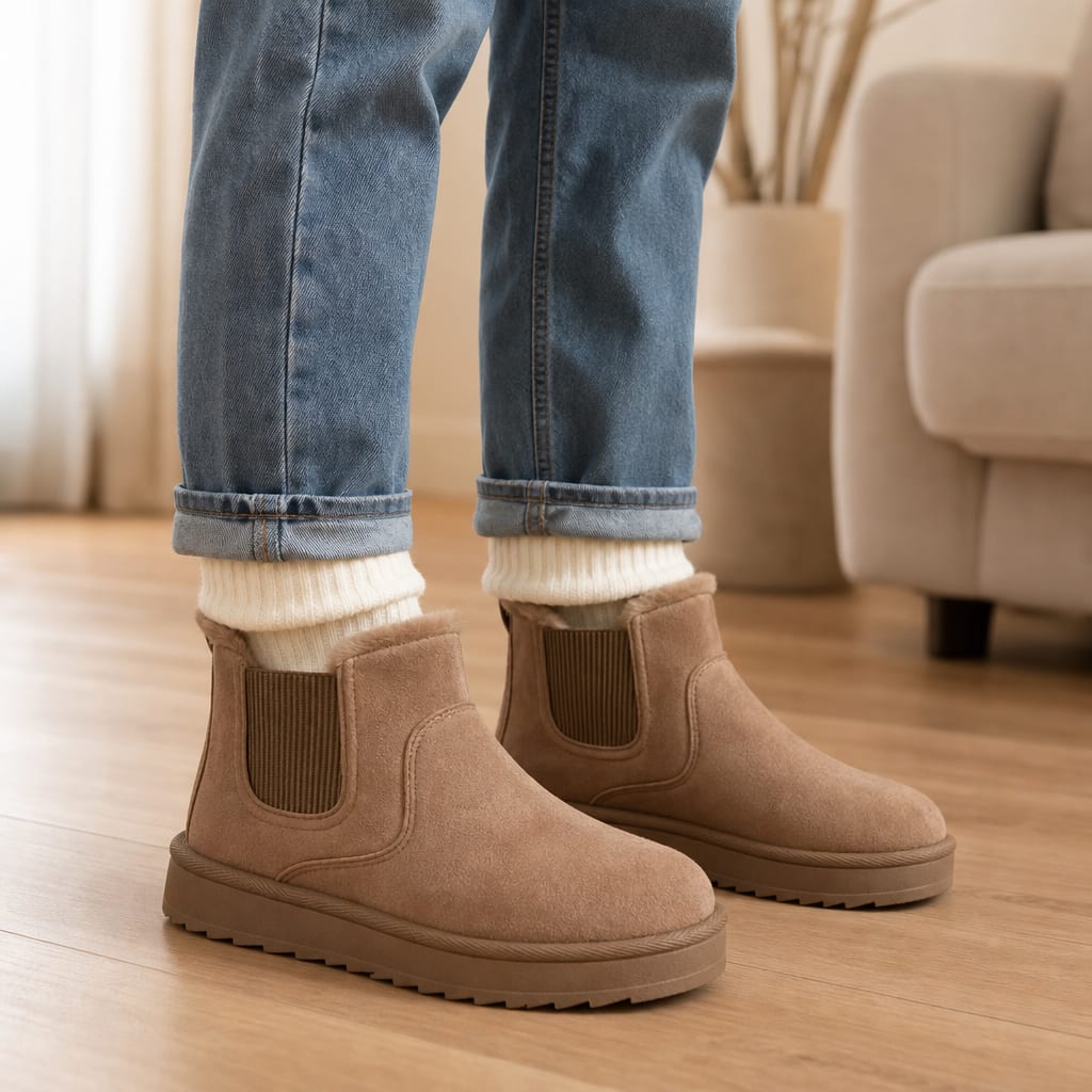 Cordelia Fur Lined Chelsea Winter Boots_2