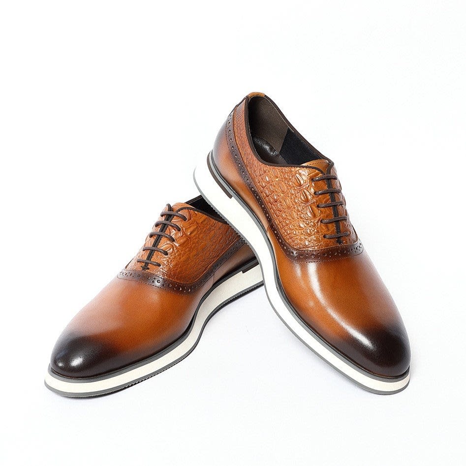 Gregory Leather Lightweight Oxford Shoes_19