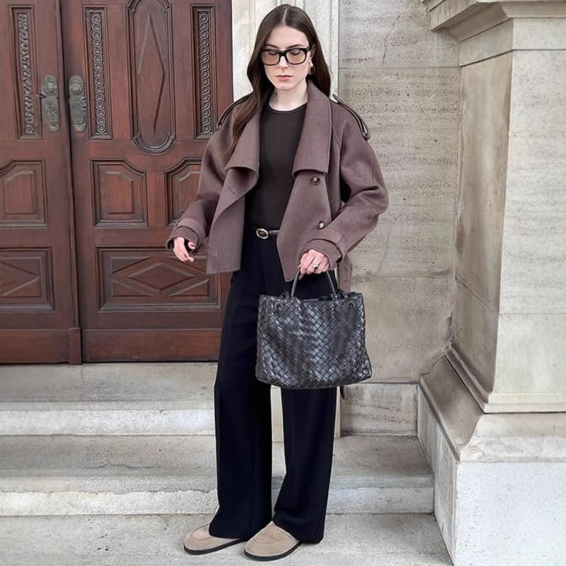 Hannah Cropped Epaulette Pea Coat_1