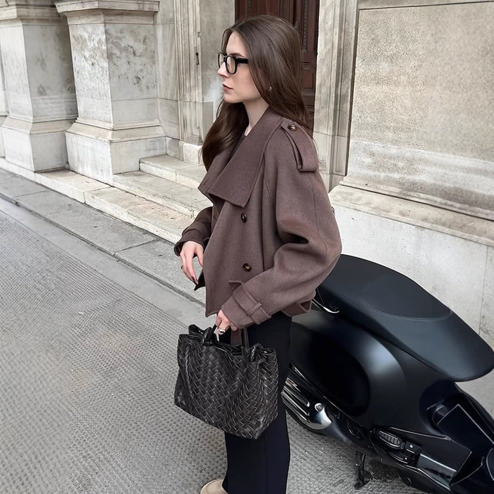 Hannah Cropped Epaulette Pea Coat_2