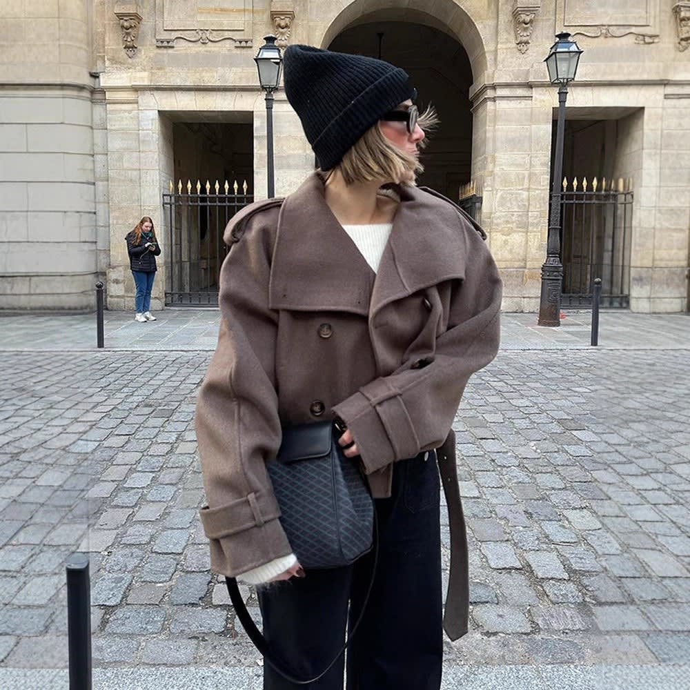 Hannah Cropped Epaulette Pea Coat_4