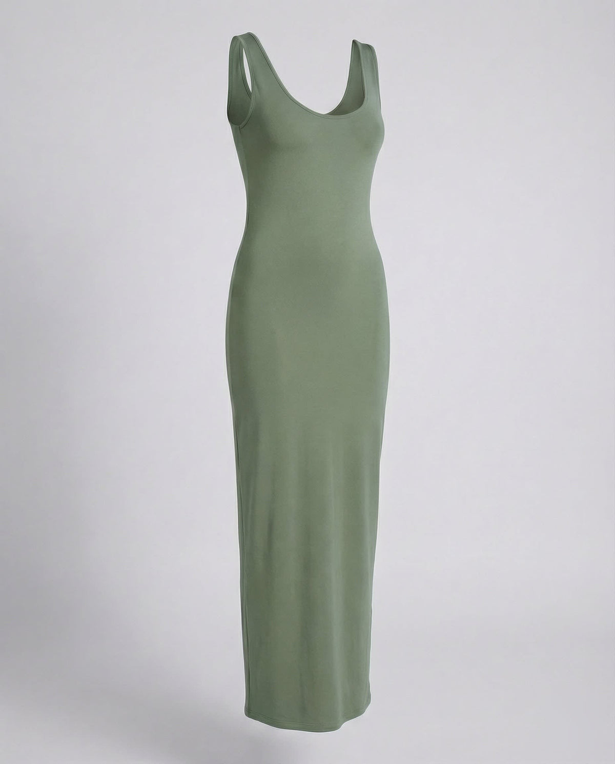 Danielle Scoop Neck Bodycon Maxi Dress_13