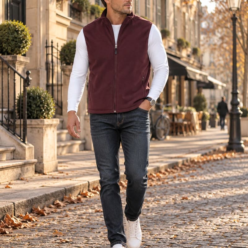 Archer Full Zip Fleece Vest_1